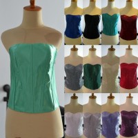 Jual Bustier kamisol Satin longtorso kemben korset dalaman kebaya Murah