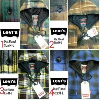 KEMEJA FLANEL HOODIE PRIA MURAH LEVIS