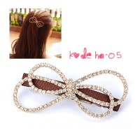Jual JEPIT RAMBUT KRISTAL EMAS GOLD CRYSTAL HAIR CLIP Murah