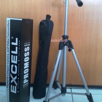 Tripod Excell Promoss Silver for Kamera SLR/DSLR/Pocket/Prosumer