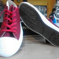 Sepatu converse all star mono merah maroon grade ori import vietnam
