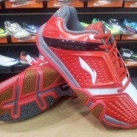 Sepatu Badminton Lining Hero NO1 Merah Putih AYZH 039-1 Original