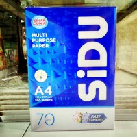 Jual Sinar Dunia / SiDu Kertas HVS A4 70 gsm 210 x 297 mm Murah