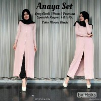 GROSIR BAJU HIJAB PAKAIAN SETELAN ANAYA SET HO