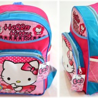 Jual Tas Ransel anak sekolah TK karakter HELLO KITTY souvenir kado ultah Murah
