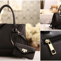 tas CK charles keith set mini bag hitam import
