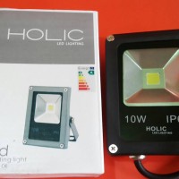 LAMPU LED SOROT 10 WATT HOLIC KOTAK / FLOOD LIGHT (PUTIH)