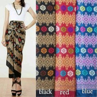 Jual Rok Lilit Serut Batik Semi Sutra Murah
