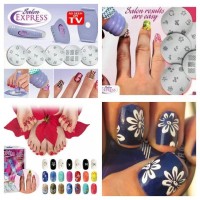 Jual SALON EXPRESS NAIL ART STAMP KIT VERSI KUALITAS BAGUS YA Murah