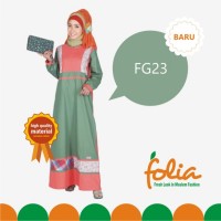 Folia Gamis FG23, Dress, Busui, Bumil, Breastfeeding Friendly