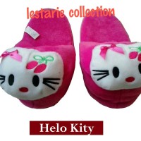 Jual sandal boneka anak hello kitty M (sandal anak,sandal rumah) Murah