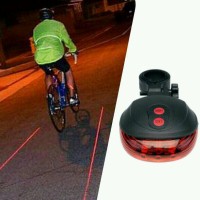 ... harga lampu belakang led sepeda model laser ( lamp bike, gowes, safety ) Tokopedia