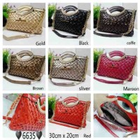 Tas cewe / wanita fashion rajut 6635