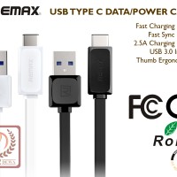 Jual USB Type C Cable Data & Kabel Power Charger Brand Remax Murah