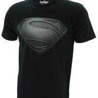 Jual Kaos/Baju Distro Superhero Superman Man Of Steel Logo Version Black Murah