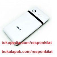 Jual AILI DIY Exchangeable Cell Power Bank Case For 6Pcs 18650 - White/Blac Murah