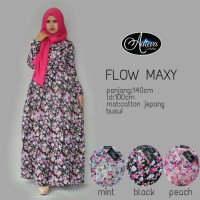 supplier baju hijab : flow maxy katun jepang