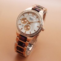 jam tangan wanita mewah simple Alexandre Christie Original