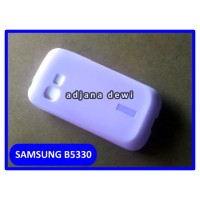 Silikon Samsung Galaxy Chat B5330 Soft Case Gratis Anti Gores Ungu