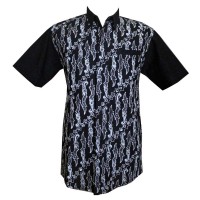 Jual Kemeja Batik Nagarihardja Motif Kujang Bodas Kombinasi (Slim FIt) Murah