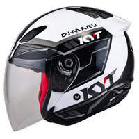 Helm KYT DJMARU DJ Maru White Putih Half Face