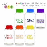 Jual Botol asi kaca Rainbow Pax Murah