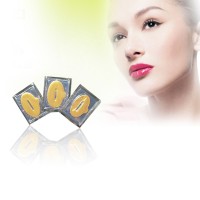 Jual Gold Collagen Lip Mask / Masker Bibir Melembabkan & Mempercantik Bibir Murah