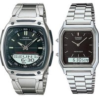 Jual Jam Tangan Original Couple Casio AW-81D-1A & AQ-230A-1D Murah