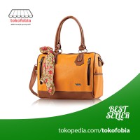 Jual Tas Wanita Model Tas Viyar Warna Kuning Bahan Pasirkom Murah