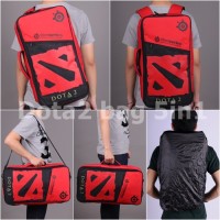 Jual Tas Gaming Bag Sekolah Dota Dota2 Logo Merah Murah