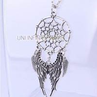 Jual JWNE0089 Kalung Dreamcatcher Pria Wanita (Wings Dream Catcher Necklace Murah