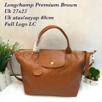 TAS WANITA LONGCHAMP PREMIUM KULIT FULL LOGO - RECOMMENDED QUALITY