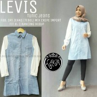 levis tunic jeans ori / baju jeans wanita