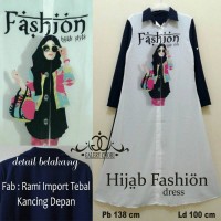 hijab street dress / hijrah dress / hijab fashion dres