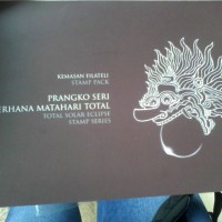 Jual Souvenir Sheet Gerhana Matahari + Kacamata Gerhana Murah