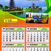 Jual Kalender 2016 / 4 Bulan Murah