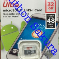 Jual MicroSD Sandisk Ultra class 10 32gb 48mb/S Garansi Resmi Original Murah