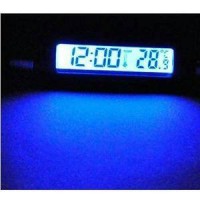 Jual termometer + jam digital mobil car . Murah