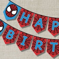 Jual Flag Banner/Bunting Flag Spiderman Murah
