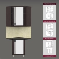 Kitchen Set sudut atas dan bawah Infinity Series