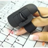 Jual USB Finger Mouse / Mouse Jari- Black Murah