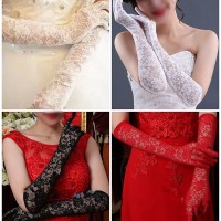 Jual sarung tangan gloves import brukat kebaya Gaun Pengantin Wedding Dress Murah