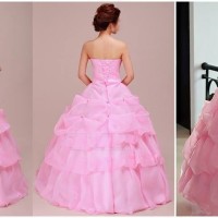 Jual Gaun Pengantin Import ball gown modern organza wedding dress terbaru Murah