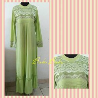 Gamis Jersey Brokat Glitter