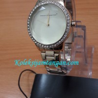JAM TANGAN WANITA FRENCH CONNECTION FC1215GM ORIGINAL TALI RANTAI