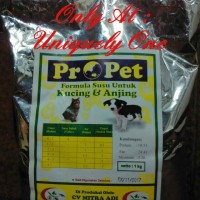 Jual SUSU ANJING & KUCING : PROPET MILK 1 KG FOR CAT & DOG / PETS ONLY Murah