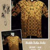Kemeja batik tulis asli solo