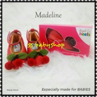 Jual GUY Sepatu Anak Perempuan high heels cherry lucu imut stylish empuk Murah