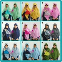 hijab segi empat bolak balik murah