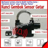 Gembok Alarm/Alarm Lock/Alarm Anti Maling